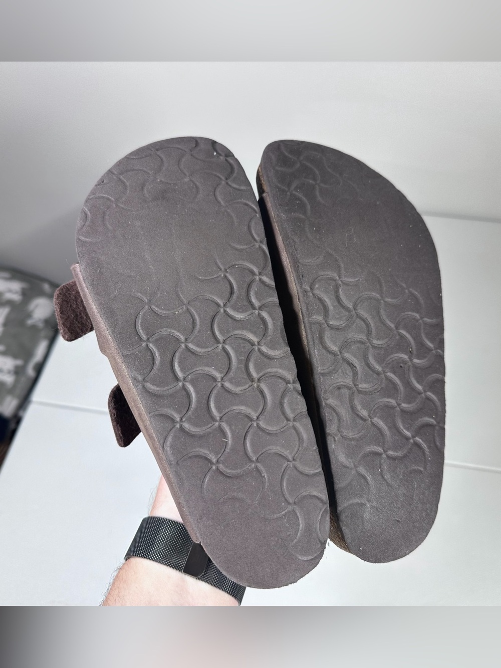 Birkenstock Arizona Birkibuc Slide Sandals - Picture 9 of 9